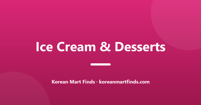 Korean Convenience Store Ice Cream Ranked: Your Ultimate K-Mart Freezer Guide