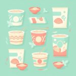 Korean Convenience Store Udon and Pasta Cups