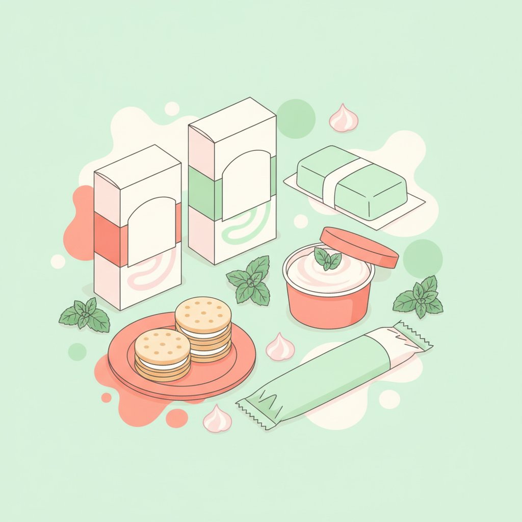 Kiri Cream Cheese Korean Ice Cream and Dessert Review