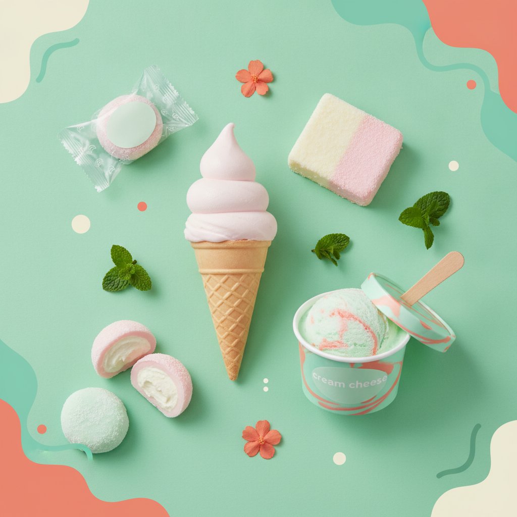 Kiri Cream Cheese Korean Ice Cream and Dessert Review
