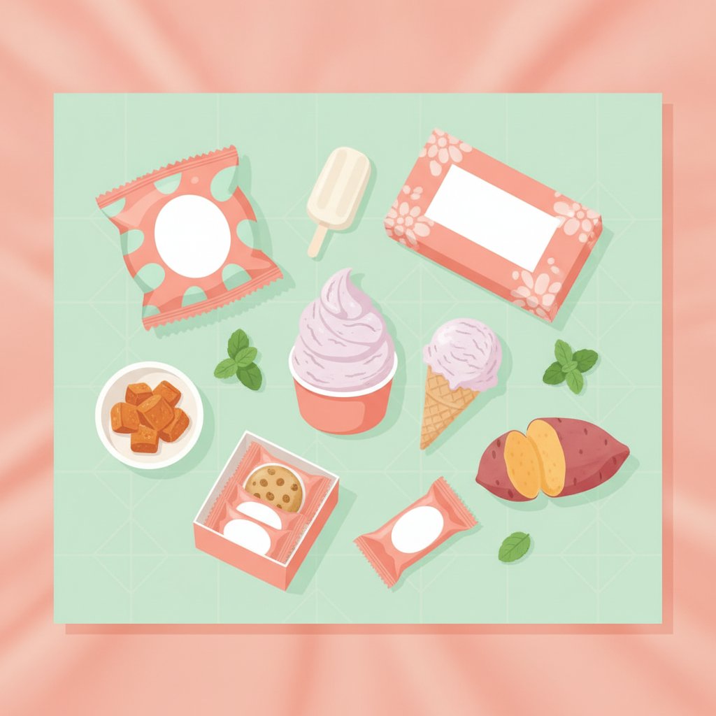 Korean Sweet Potato Ice Cream and Snacks Tried and Ranked
