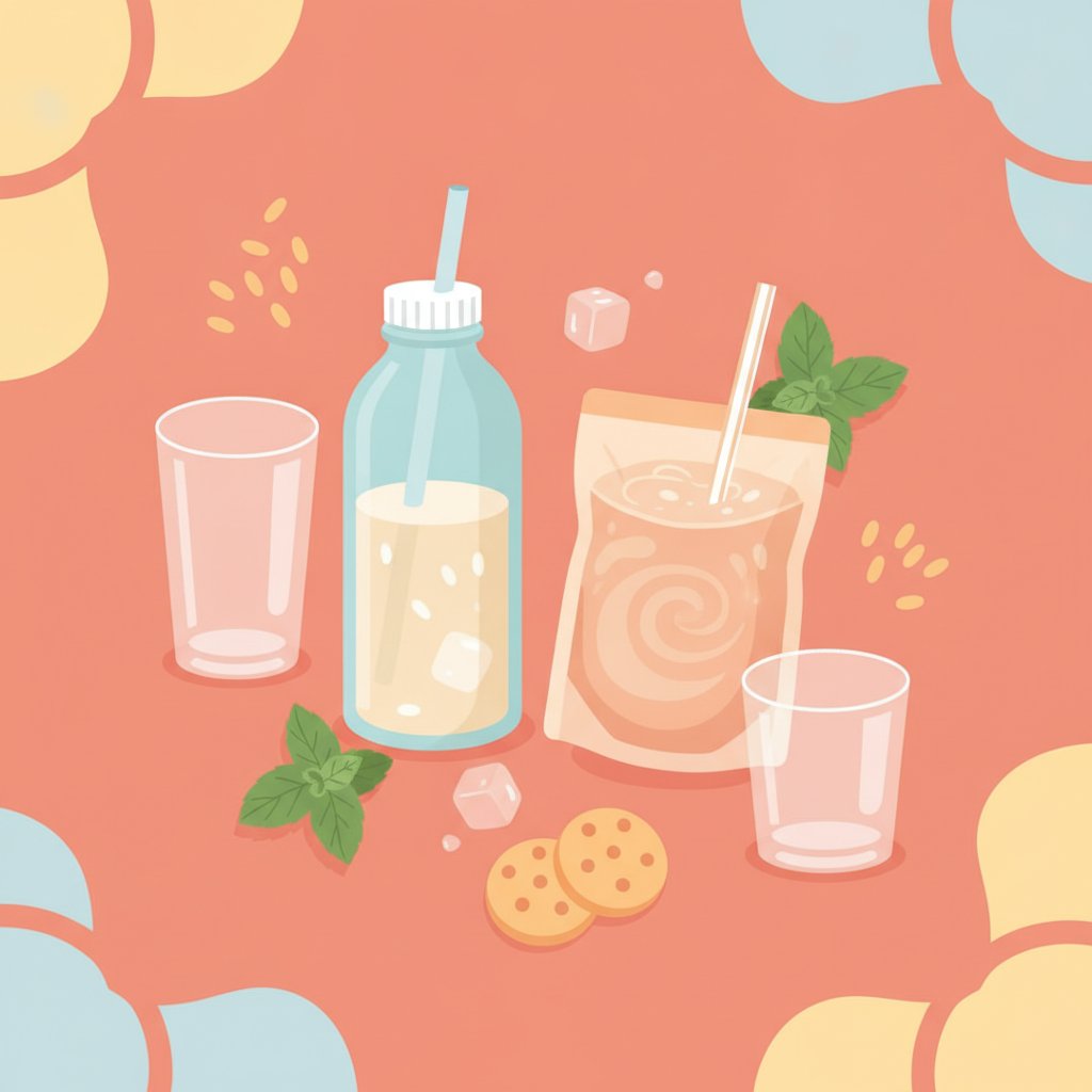 Testing Korean Sikhye and Misutgaru Drinks from GS25 and CU